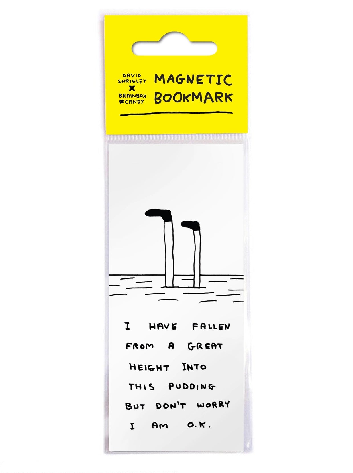 David Shrigley Magnetisches Lesezeichen - Magnetic Bookmark: Pudding - Trouver La Mode