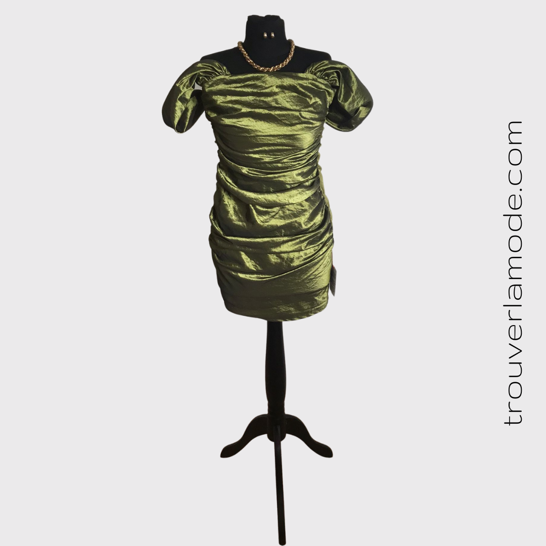 Grünes Abendkleid - Trouver La Mode