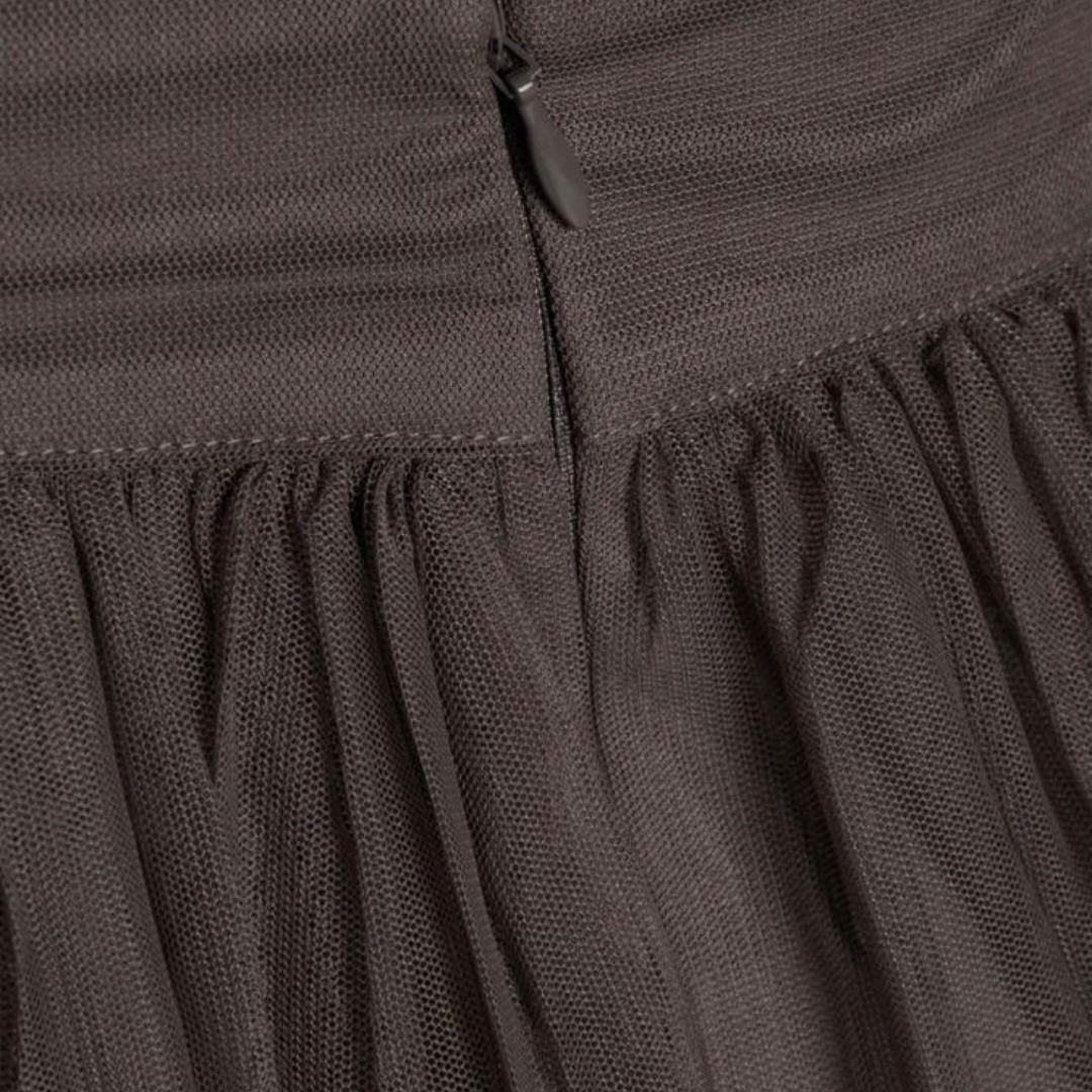 Grau maxi-Rock - Trouver La Mode