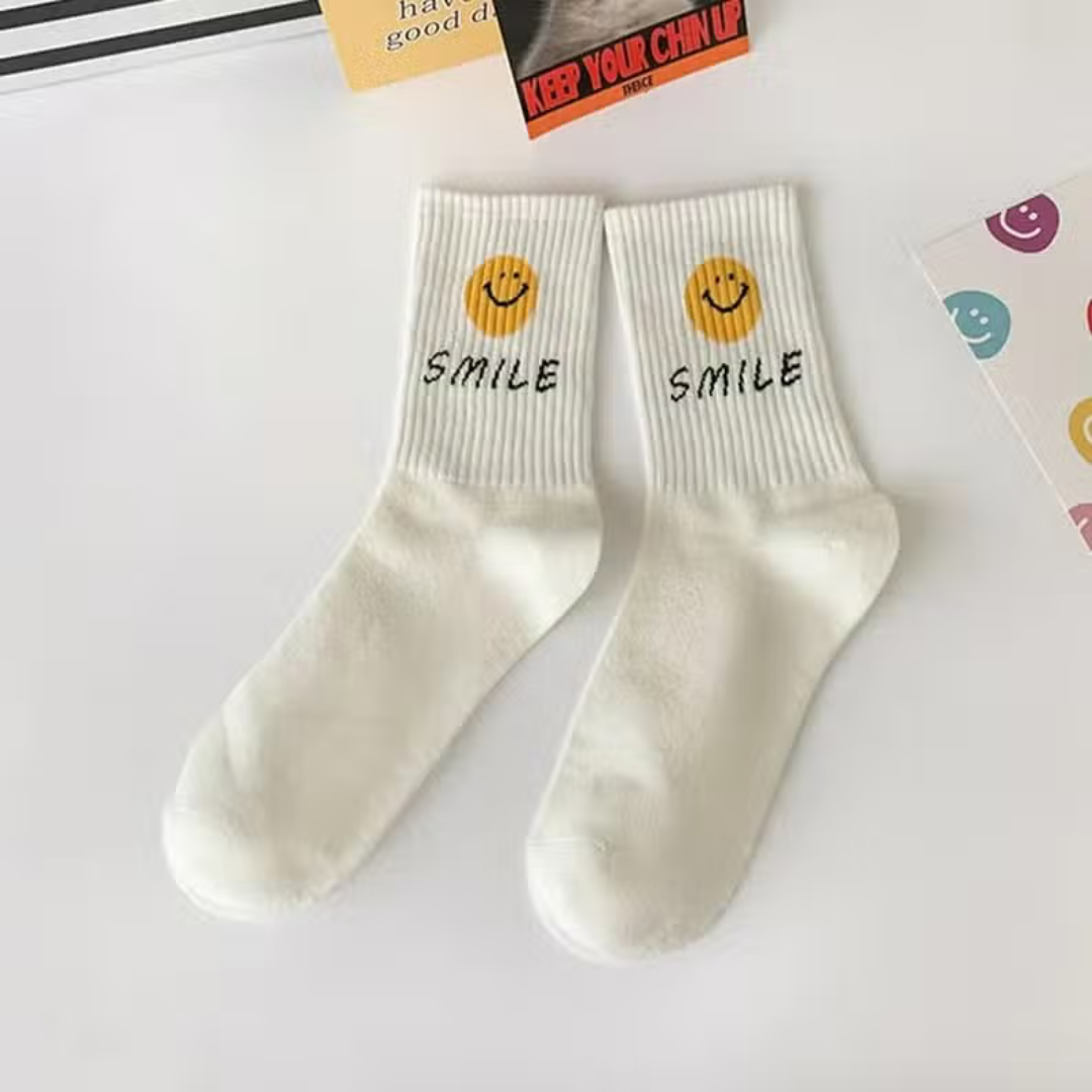Smiley/Happy Face - Socken (Unisex) - Trouver La Mode