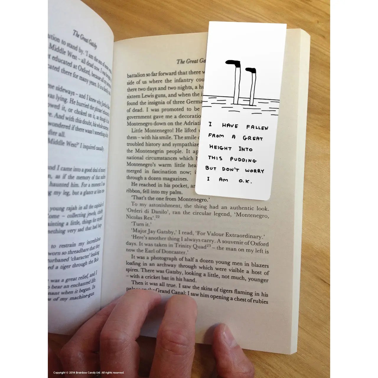 David Shrigley Magnetisches Lesezeichen - Magnetic Bookmark: Pudding - Trouver La Mode