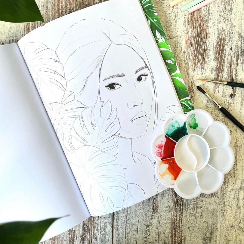 Plant Lady-Malbuch – Malbuch für Erwachsene mit Plant Ladies - Trouver La Mode