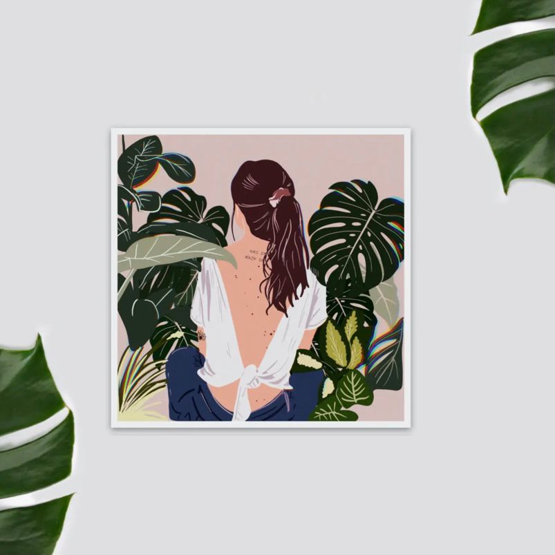 Magnet - Plantlady, Monstera, Kühlschrankmagnet, Deko - Trouver La Mode