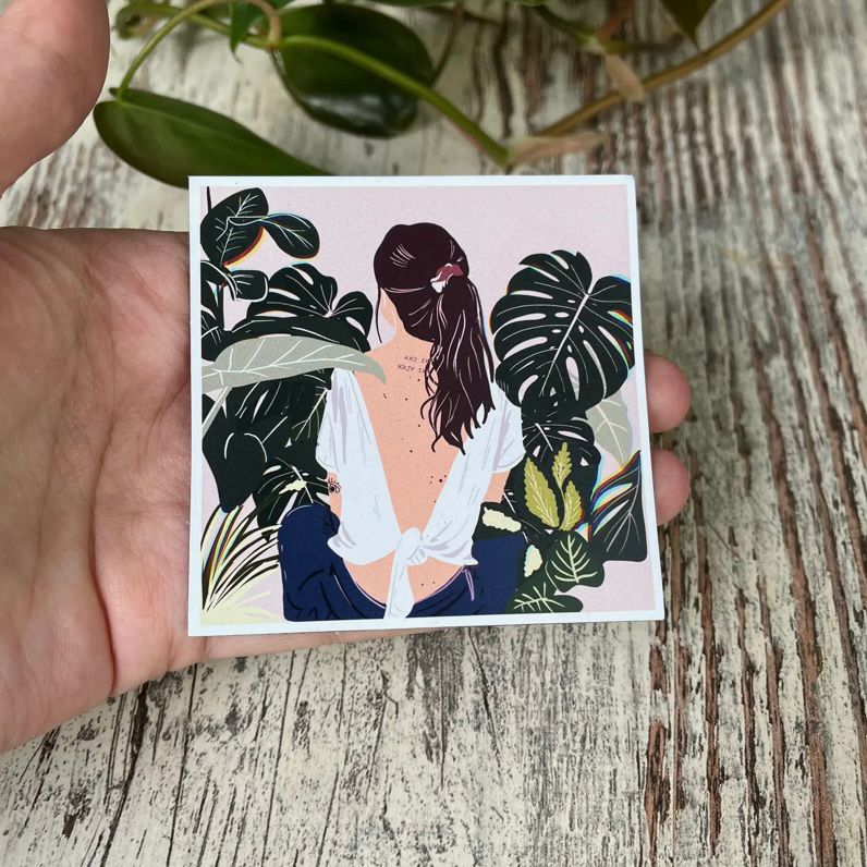 Magnet - Plantlady, Monstera, Kühlschrankmagnet, Deko - Trouver La Mode