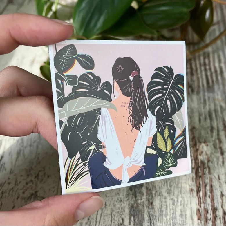 Magnet - Plantlady, Monstera, Kühlschrankmagnet, Deko - Trouver La Mode