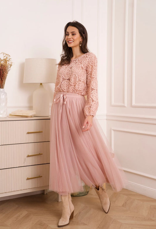 Tüllrock Vieux rose - Altrosa - Trouver La Mode