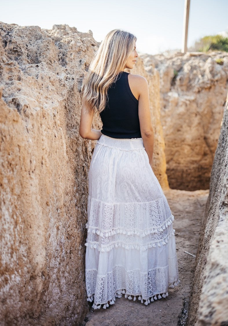 Sandy Maxi Skirt - Trouver La Mode