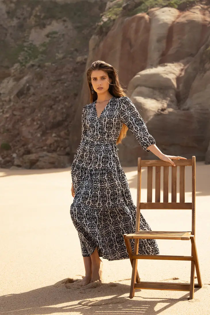 Chantal Langes Wickelkleid - Trouver La Mode