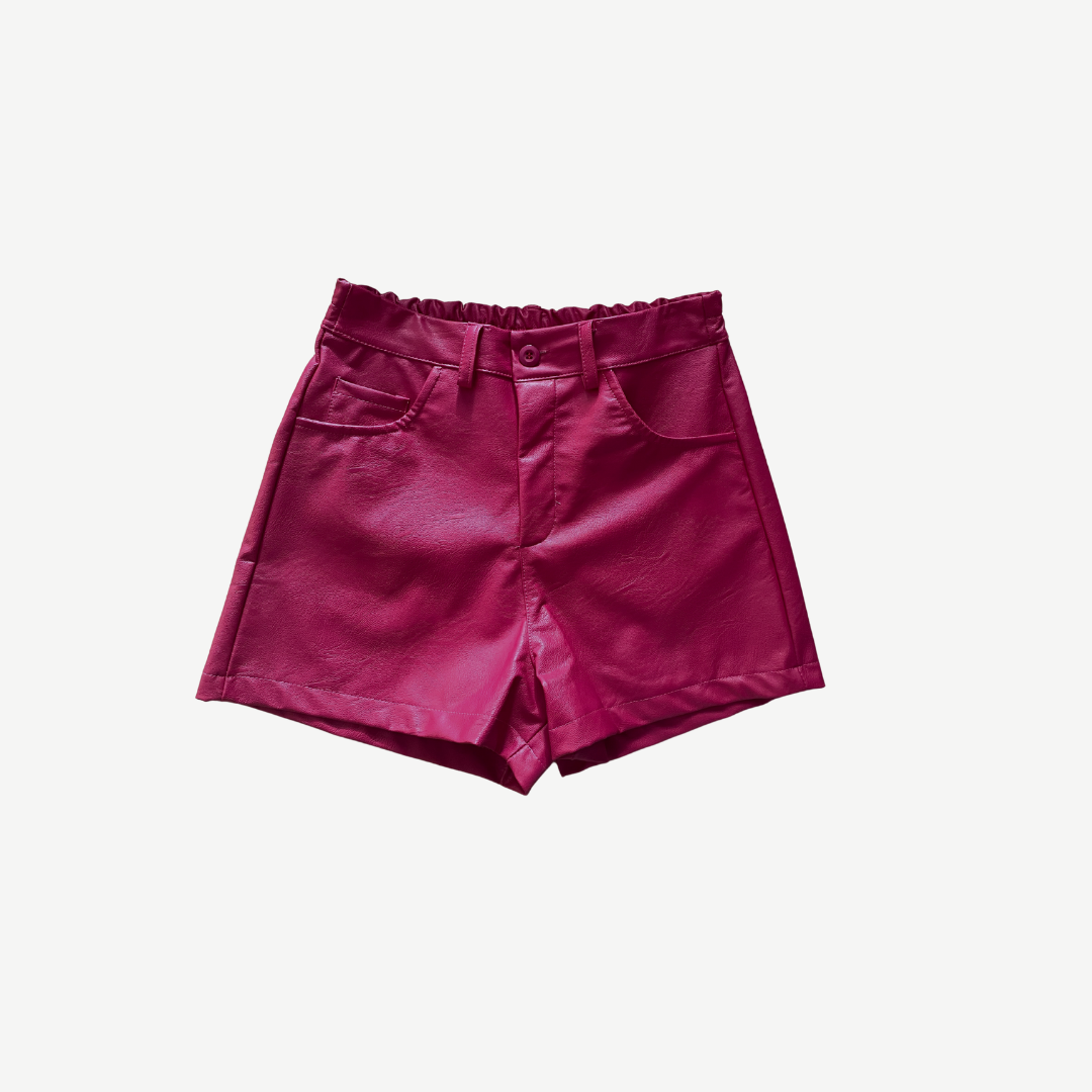 Shorts aus Kunstleder - Trouver La Mode