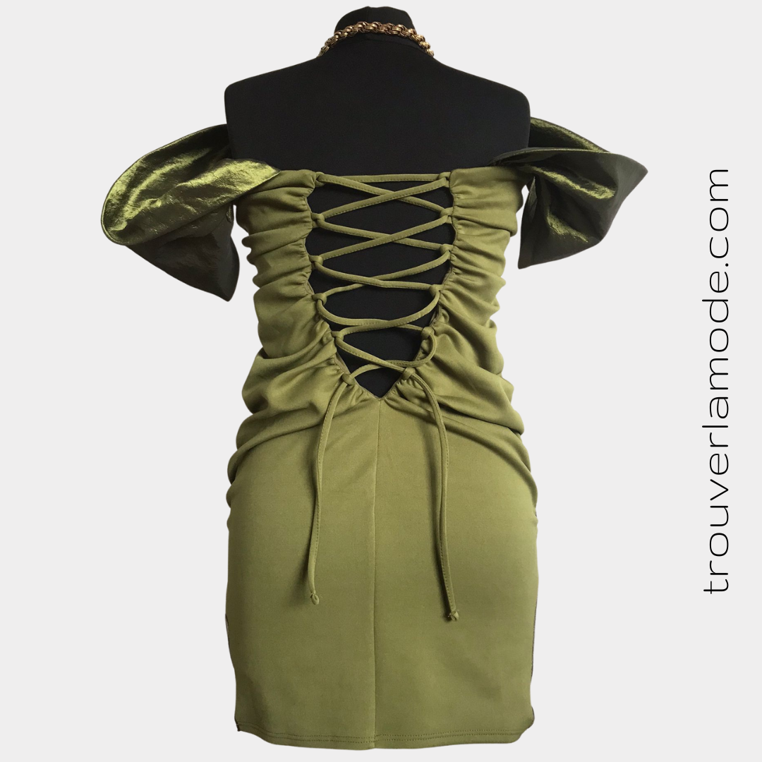 Grünes Abendkleid - Trouver La Mode