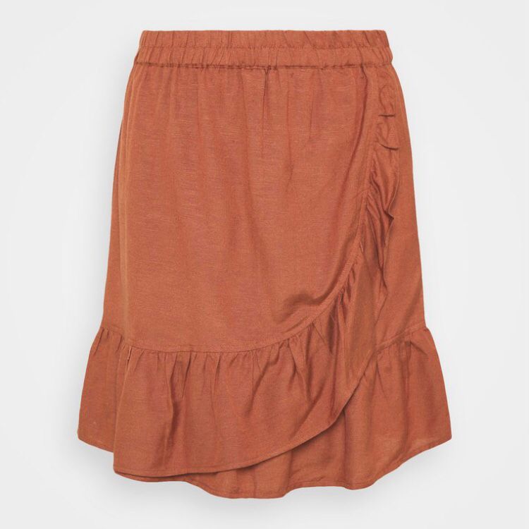 Terrakottafarbener Rock - Trouver La Mode