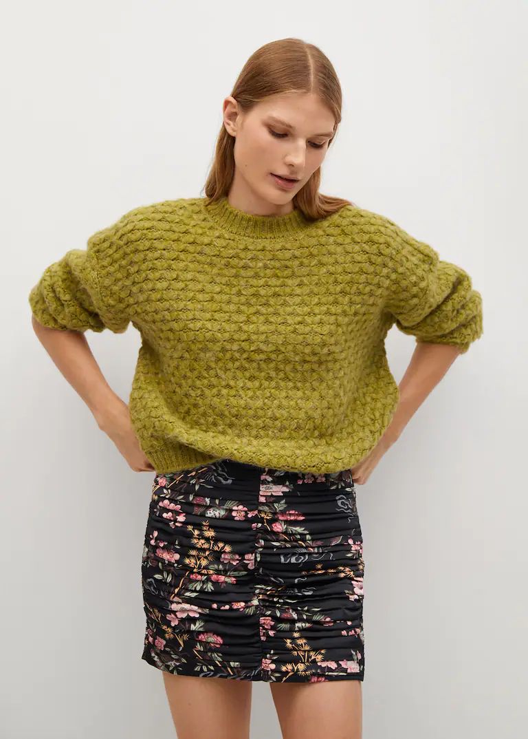 Gefalteter gerader Rock - Trouver La Mode