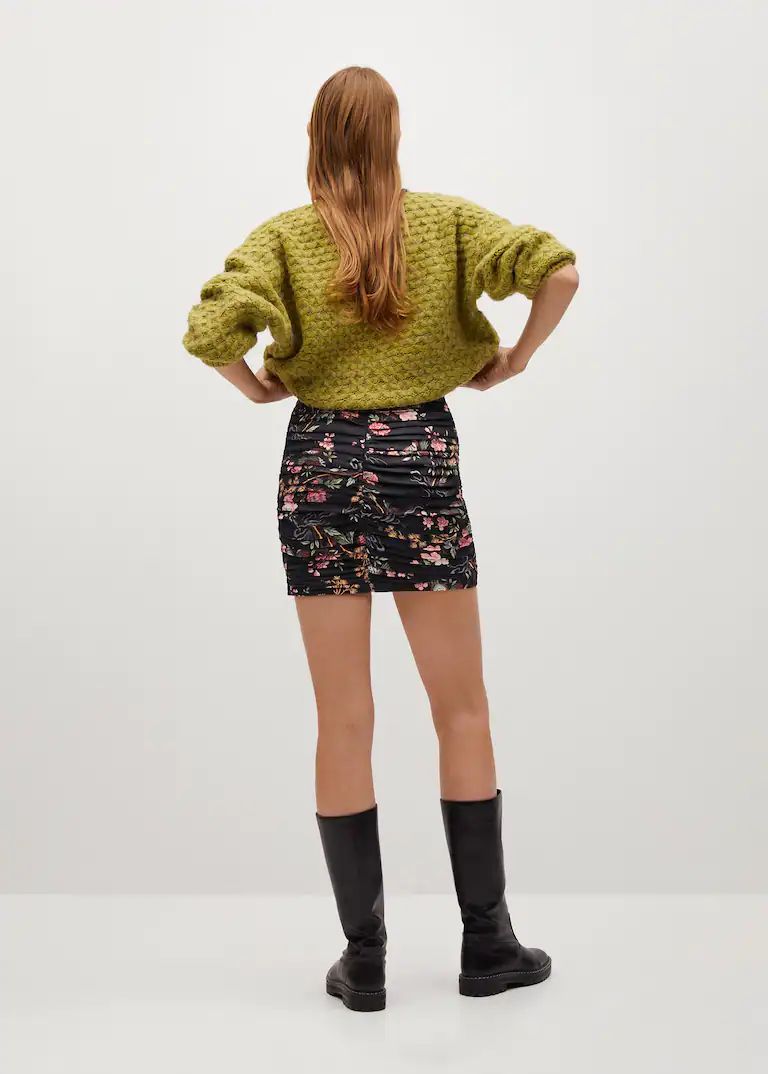 Gefalteter gerader Rock - Trouver La Mode