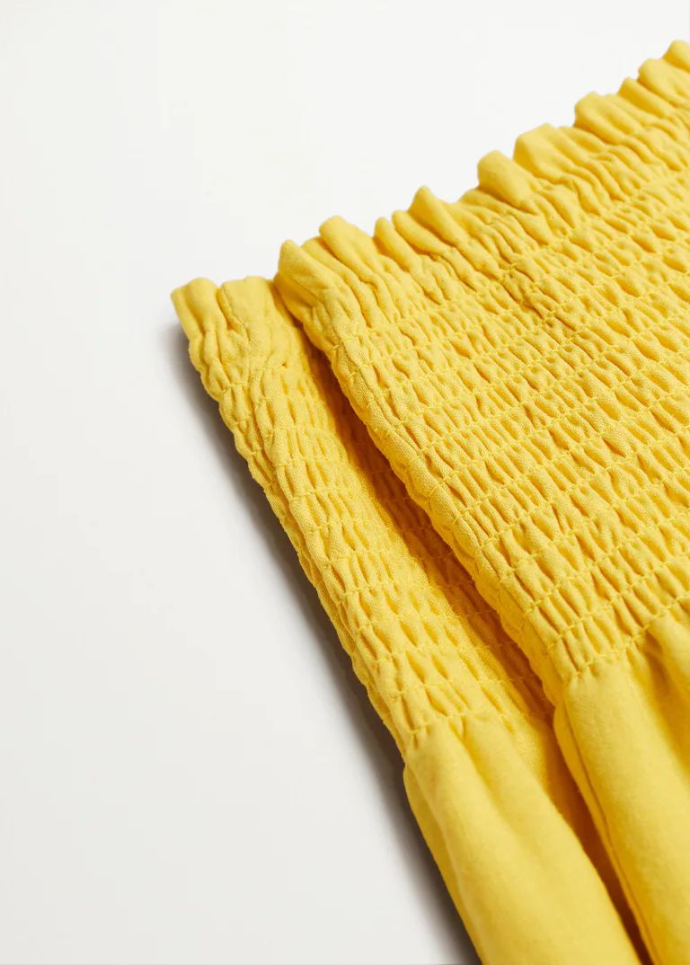 Gelber Rock mit Strudeln - Trouver La Mode